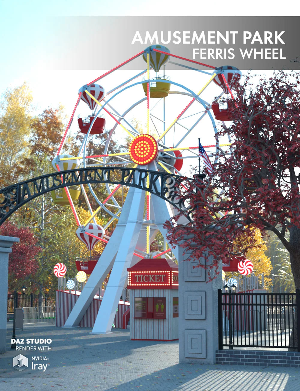 Amusement Park – Ferris Wheel Amusement Park – Ferris Wheel