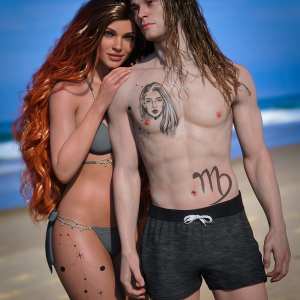 Virgo Zodiac Tattoo for Genesis 8.1 Virgo Zodiac Tattoo for Genesis 8.1