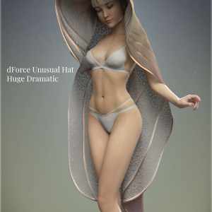 dForce – Unusual Hat – Huge Dramatic G8F dForce – Unusual Hat – Huge Dramatic G8F
