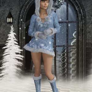 Snow Maiden Outfit for Genesis 8 Female Snow Maiden Outfit for Genesis 8 Female