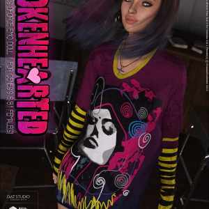 Brokenhearted for dForce Emo Doll II for Genesis 8 Female(s) Brokenhearted for dForce Emo Doll II for Genesis 8 Female(s)