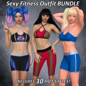 Sexy Fitness Outfit Bundle For G8F Sexy Fitness Outfit Bundle For G8F