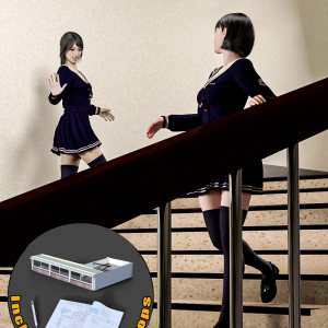 Japanese Neat Classroom Poses and Add on for Genesis 8 Female Japanese Neat Classroom Poses and Add on for Genesis 8 Female