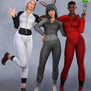 Animal Onesie Outfit for Genesis 8 Female(s) Animal Onesie Outfit for Genesis 8 Female(s)