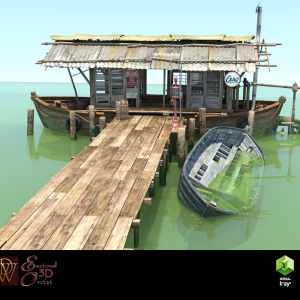 MS17 Swamp Boat for DAZ MS17 Swamp Boat for DAZ