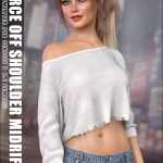 dForce Off Shoulder Midriff Sweater G8G8.1F dForce Off Shoulder Midriff Sweater G8G8.1F