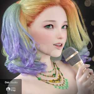 Curly Sue Hair for Genesis 8 and 8.1 Females Curly Sue Hair for Genesis 8 and 8.1 Females