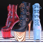 Extreme Platform Ankle Boots for G8F&G9 Extreme Platform Ankle Boots for G8F&G9