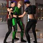 Two vs One poses for Genesis 8 Two vs One poses for Genesis 8