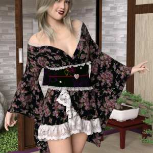 dForce Pretty Kimono for Genesis 8 Females dForce Pretty Kimono for Genesis 8 Females