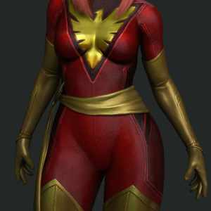 Dark Phoenix Outfit for G8F Dark Phoenix Outfit for G8F