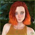 Prae-Elyssa Hair For G8 Daz Prae-Elyssa Hair For G8 Daz