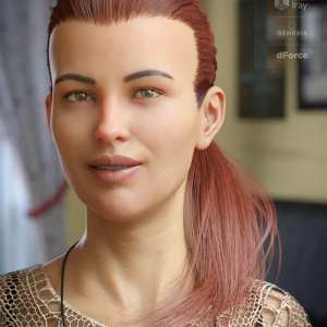 dForce Hair Elyssa Ponytail for Genesis 8 Female(s) dForce Hair Elyssa Ponytail for Genesis 8 Female(s)