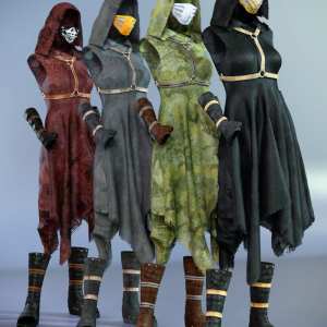 dForce CB Dystopian Dream Clothing Set Textures dForce CB Dystopian Dream Clothing Set Textures