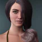 Romantic Side Tail Hair Texture Expansion Romantic Side Tail Hair Texture Expansion