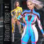 Platinum Force Ouitfit for Genesis 8 Female Platinum Force Ouitfit for Genesis 8 Female