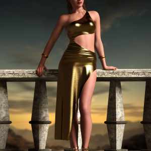 dForce Elegance Outfit Set for Genesis 9 dForce Elegance Outfit Set for Genesis 9