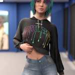 dForce Retro Active Outfit for Genesis 8 Female(s) dForce Retro Active Outfit for Genesis 8 Female(s)