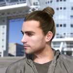 Tico Male Bun Hair for Genesis 9 Males Tico Male Bun Hair for Genesis 9 Males