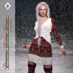 JMR Christmas Knitted Dress for G3F or G8F JMR Christmas Knitted Dress for G3F or G8F