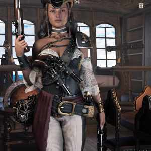 dForce Rachell High Seas Outfit for Genesis 8.1 Females dForce Rachell High Seas Outfit for Genesis 8.1 Females