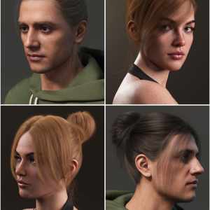 Mega Updo 3 Hair for Genesis 9 Mega Updo 3 Hair for Genesis 9