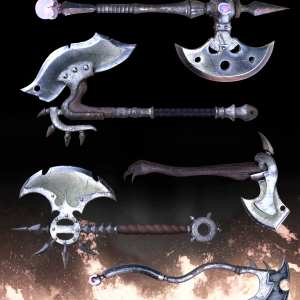Fantasy Axes Collection Vol1 for Genesis 8 Fantasy Axes Collection Vol1 for Genesis 8