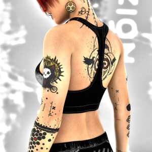 AugrDust Bodyart for Genesis 8 Females AugrDust Bodyart for Genesis 8 Females