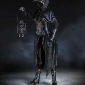 Halloween Plague Doctor Outfit for Genesis 8 and 8.1 Females Halloween Plague Doctor Outfit for Genesis 8 and 8.1 Females