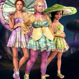 dForce ND Liloo Clothing for Genesis 9 dForce ND Liloo Clothing for Genesis 9