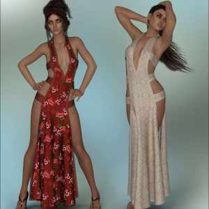 dForce – Chantress Gown for G8F dForce – Chantress Gown for G8F