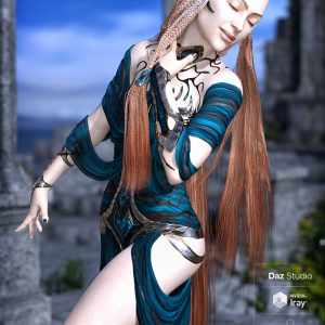 Lady of Mists Hair with dForce for Genesis 8 Female Lady of Mists Hair with dForce for Genesis 8 Female