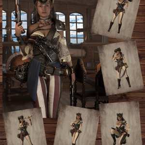 Rachell HighSeas Poses and Props for Genesis 8.1 Females Rachell HighSeas Poses and Props for Genesis 8.1 Females