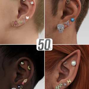 NG Ultimate Stud Earring Collection for Genesis 9, 8, and 8.1 NG Ultimate Stud Earring Collection for Genesis 9, 8, and 8.1