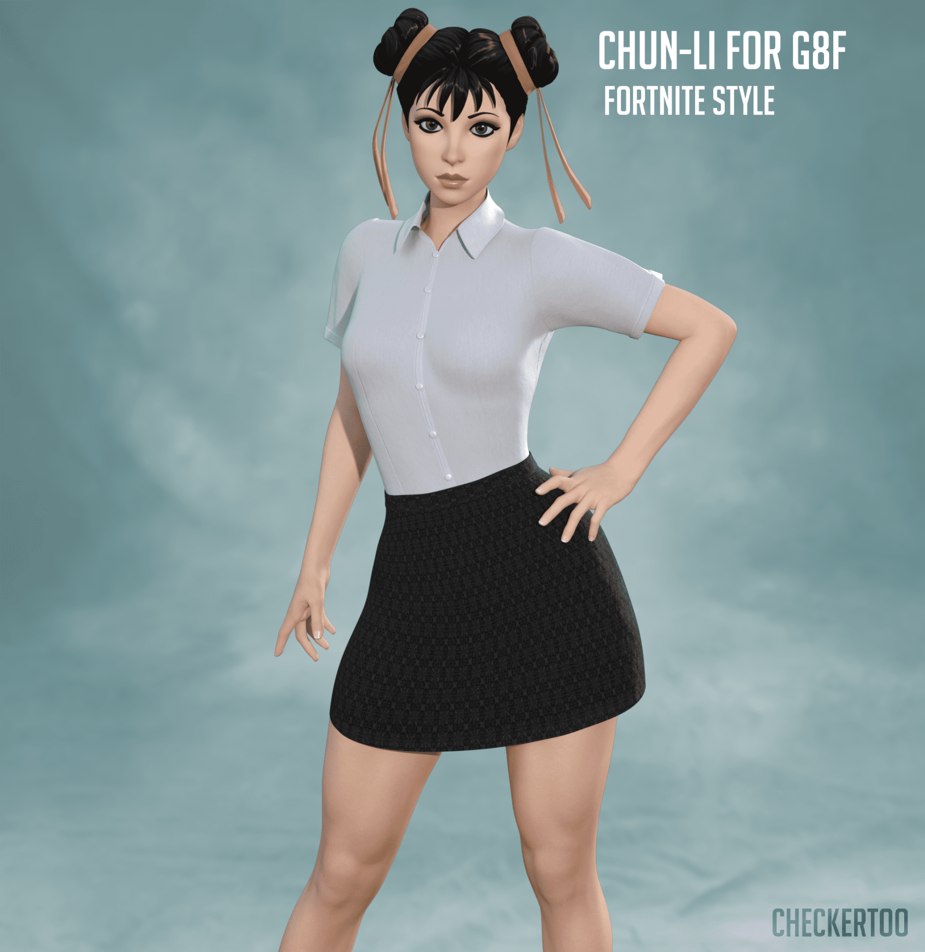 Chun-Li for G8F (Fortnite Style) Chun-Li for G8F (Fortnite Style)