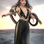 dForce Siren of Snakes Outfit for Genesis 9 dForce Siren of Snakes Outfit for Genesis 9