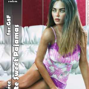 JMR dForce Cute Sweet Pajamas for G8F JMR dForce Cute Sweet Pajamas for G8F
