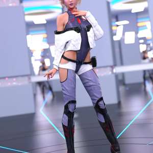 dForce Infiltrator Suit for Genesis 8 and 8.1 Female dForce Infiltrator Suit for Genesis 8 and 8.1 Female