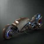 Sci-Fi Maglev Motorcycle Sci-Fi Maglev Motorcycle