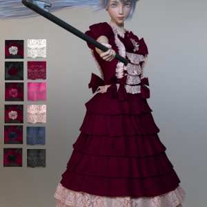 dForce Princess Dress for Genesis 8 Female(s) dForce Princess Dress for Genesis 8 Female(s)