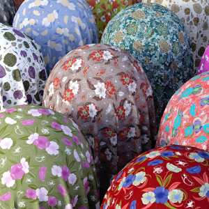 Summer Floral Fabric Iray Shaders Summer Floral Fabric Iray Shaders