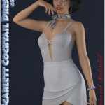 dForce Scarlett Cocktail Dress for Genesis 8 Females dForce Scarlett Cocktail Dress for Genesis 8 Females