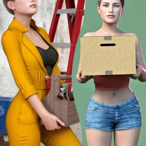 Z Lifting and Carrying Utility Pose Collection for Genesis 8 and 8.1 Z Lifting and Carrying Utility Pose Collection for Genesis 8 and 8.1