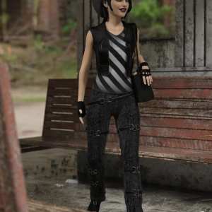 dforce Scene Kid Outfit for Genesis 8 Female dforce Scene Kid Outfit for Genesis 8 Female
