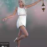 dForce Summer Angel Outfit for Genesis 3 and 8 Female(s) dForce Summer Angel Outfit for Genesis 3 and 8 Female(s)