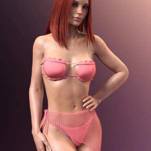 X-Fashion Half Cup Bikini Set with dForce for Genesis 8 and 8.1 Females X-Fashion Half Cup Bikini Set with dForce for Genesis 8 and 8.1 Females