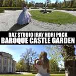 Baroque Castle Garden – Daz Studio Iray HDRI Pack Baroque Castle Garden – Daz Studio Iray HDRI Pack