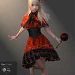 dForce SYee Cute Princess Dress for Genesis 8 FemalesRepost dForce SYee Cute Princess Dress for Genesis 8 FemalesRepost