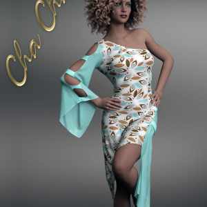 Cha Cha dforce dress for Genesis 8 Females Cha Cha dforce dress for Genesis 8 Females