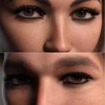 Falsies Eyelashes for Genesis 8.1 Falsies Eyelashes for Genesis 8.1